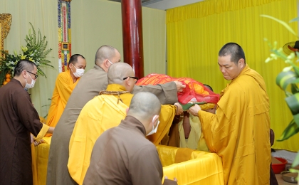 Quảng Nam: Lễ nhập kim quan TT.Thích Viên Hải